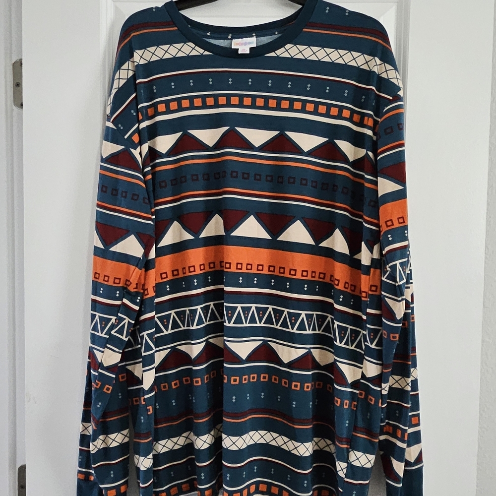 Lularoe Hudson shirt top xl 1x southwestern